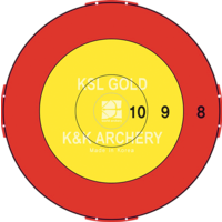 KSL Gold 122cm Plus Target Patches