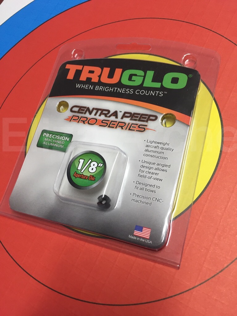 TruGlo Centra Pro Series 3/16" Archery Peep Sight Aluminum construction 