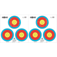 Nice Targets 3 Spot Color 40cm Archery Target p/k 10
