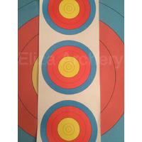 Avalon 40cm Vertical 3 Spot Target Face