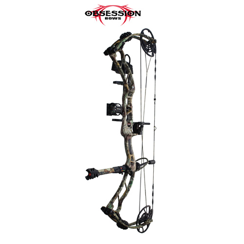 Obsession 2019 HB33 Compound Bow Package [Colour: Black] [Draw Weight: 50lbs] [Draw Length: 27"]