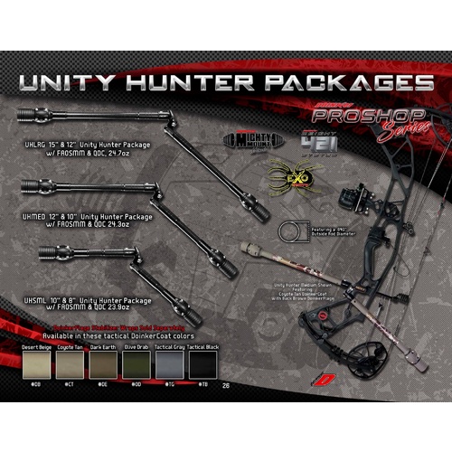 Doinker Unity Hunter 10.8" Tactical Black