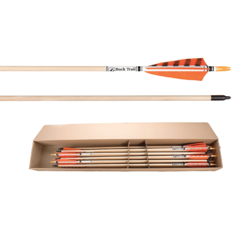 Bucktrail Spruce Wood 5/16" Arrow 30lb 28" Dozen