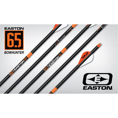 Easton 6.5mm Bowhunter Fletched Arrows p/k 6 [Spine: 300]
