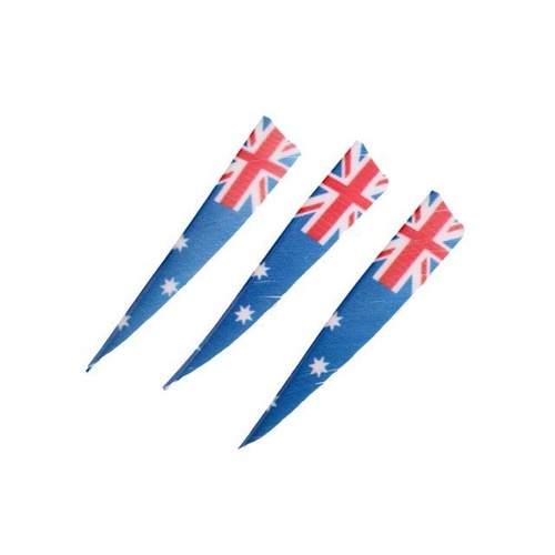 Australian Flag Feathers p/k 50