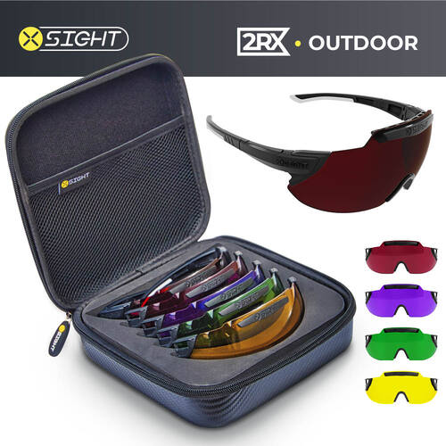 X-Sight 2RX Shooting Glasses (Outdoor set with 5 lenses)