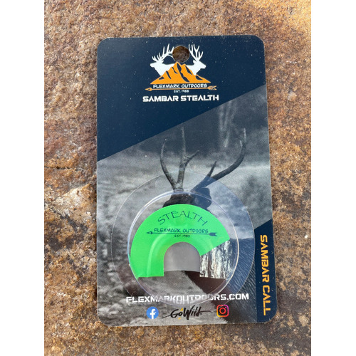 Flexmark Sambar Diaphragm Stealth Deer Hunting Game Call