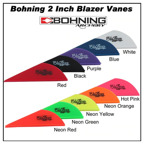 Bohning Blazer Vanes 36 Pack [Colour: Red]