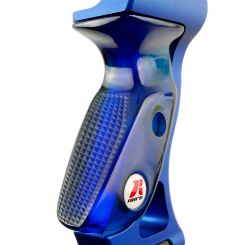 RCore Custom Recurve Grips [Colour : Brother Blue] [Material: Glass] [RH/LH: RH] [Riser: W&W CXT and compatibles (Carbon risers and ATF-x 2021, 16mm)]