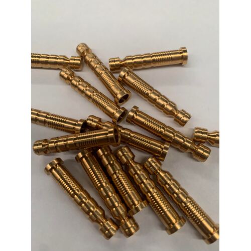 E1 6.2mm Brass Inserts 75grn [Size: 6.2mm Dozen]