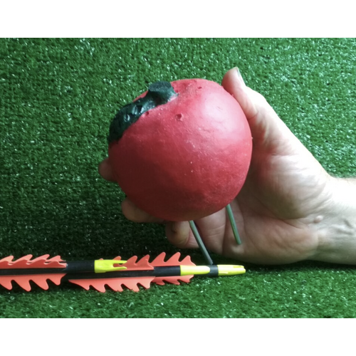 3D Apple Target With Metal Stake 