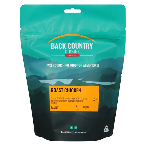 Back Country Cuisine Freeze Dried Meals [Flavour : Roast Beef and Veg] [Size: Regular (2 Serves)]
