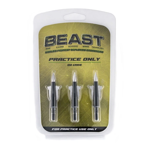Bowmar Beast Mechanical Broadhead Practice Tips [Weight: 100grn]