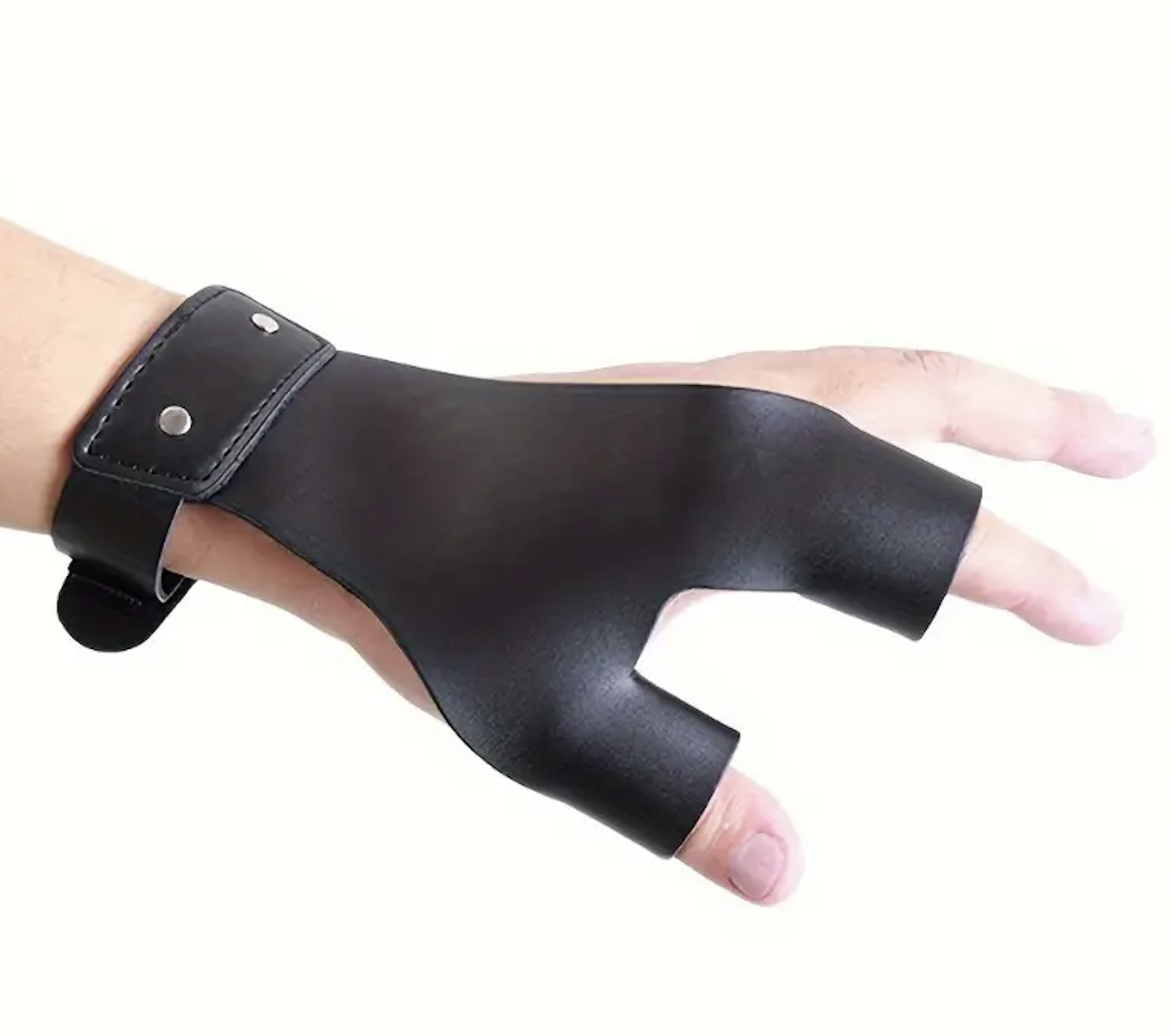Archery 3 Finger Leather *Bowhand Only* Glove