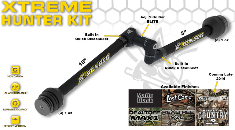 Bee Stinger Sport Hunter Xtreme Stabilizer Kit 10.8