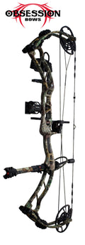 Obsession Turmoil RZ 2019 Compound Bow Package [Colour: Black] [Draw Weight: 50lbs] [Draw Length: 27"]