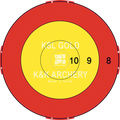 KSL Gold 122cm Plus Target Patches