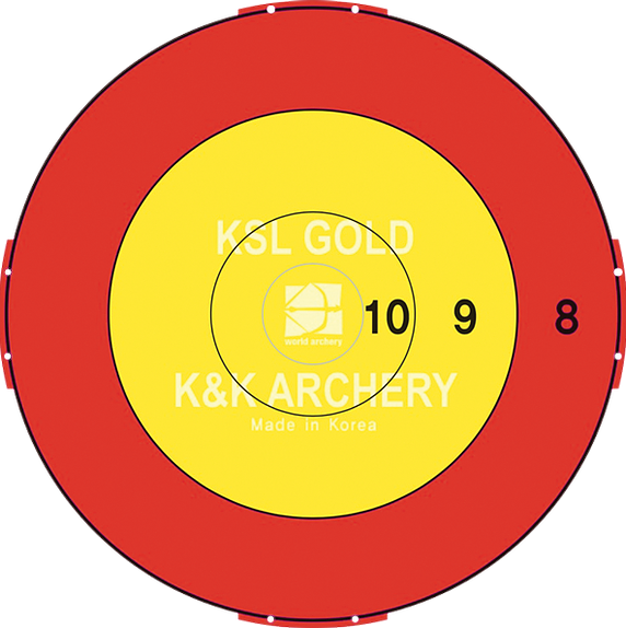 KSL Gold 122cm Plus Target Patches