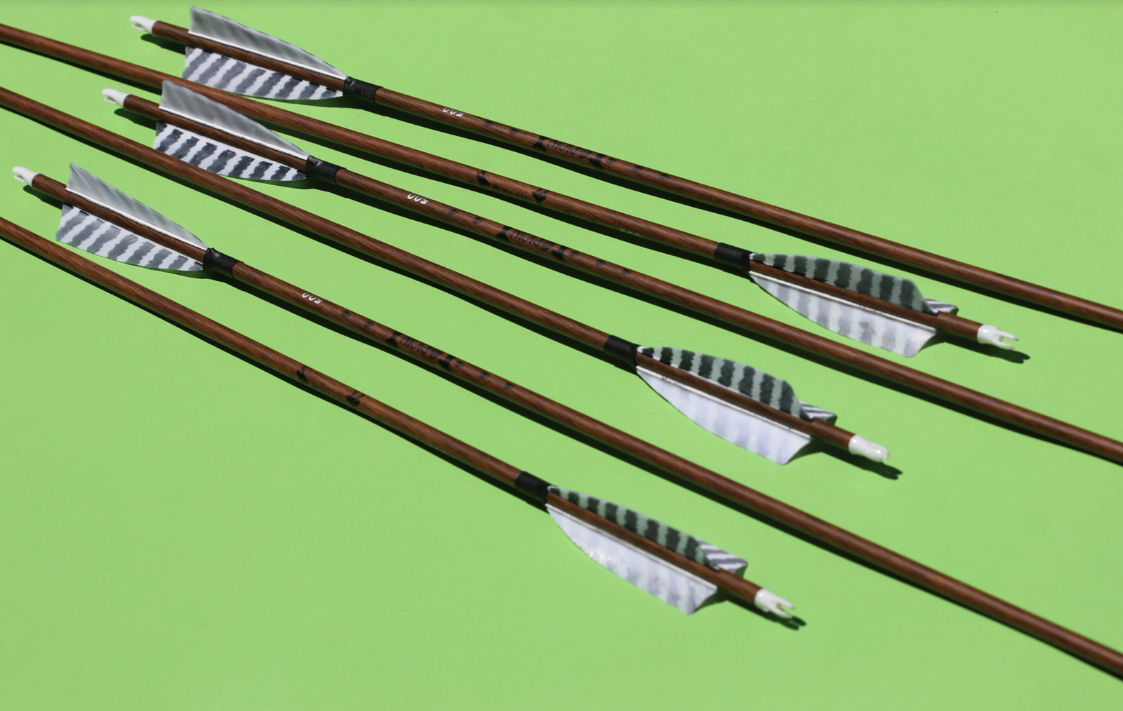 Origin Carbon Traditional Wood Grain Arrows Pre-Made