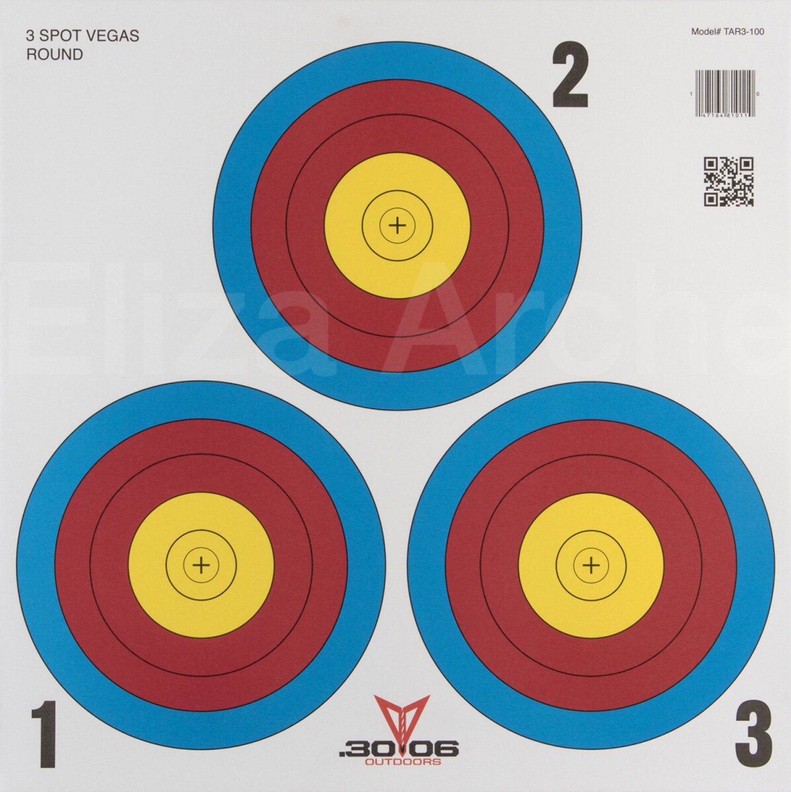 30-06 Mini Archery Target Set 20cm Vegas 3 Spot
