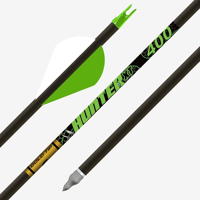 GoldTip Hunter XT Fletched Arrows Doz