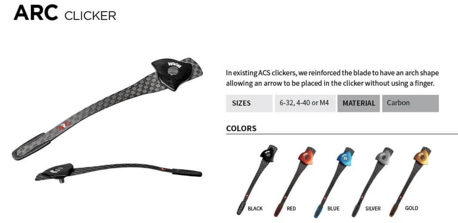 Wiawis Arc Carbon Clicker