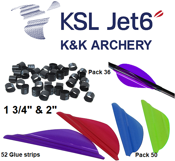 K&K Archery 1-3/4 KSL Jet6 Vanes